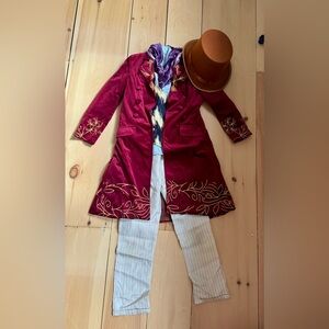 Wonka Halloween costume kids sz 8-9yrs